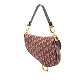 Oblique Canvas Saddle Bag